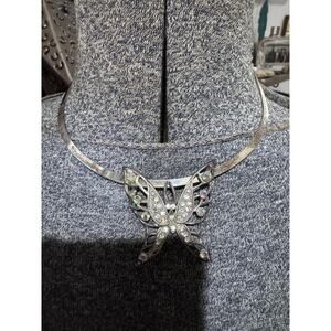 Butterfly Choker collar necklace